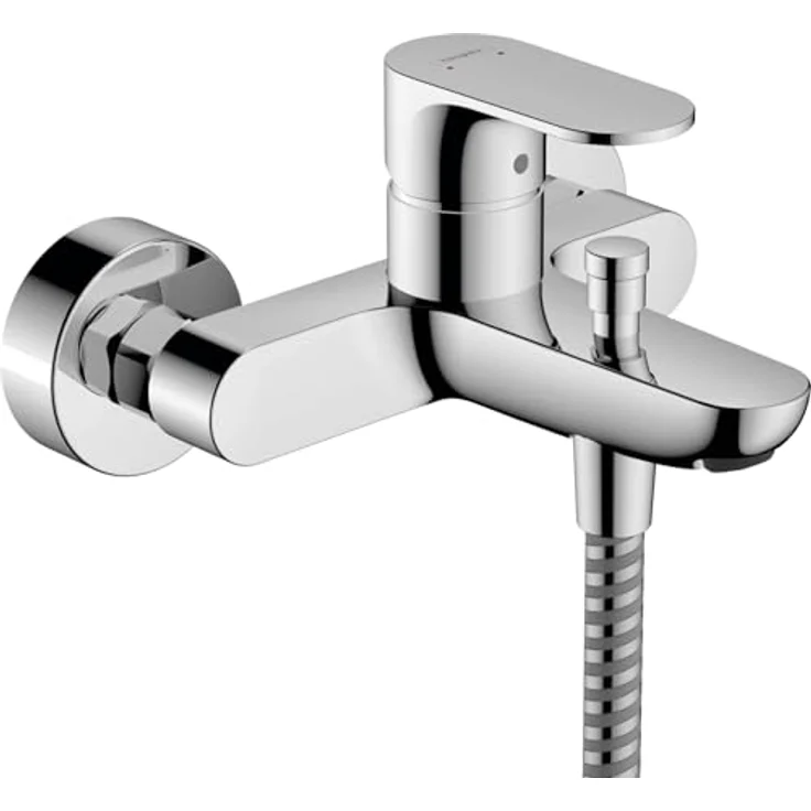 hansgrohe Badarmatur 72440000 chrom, 2 Verbraucher, Normalstrahl, Keramikmischsystem – Bild 4