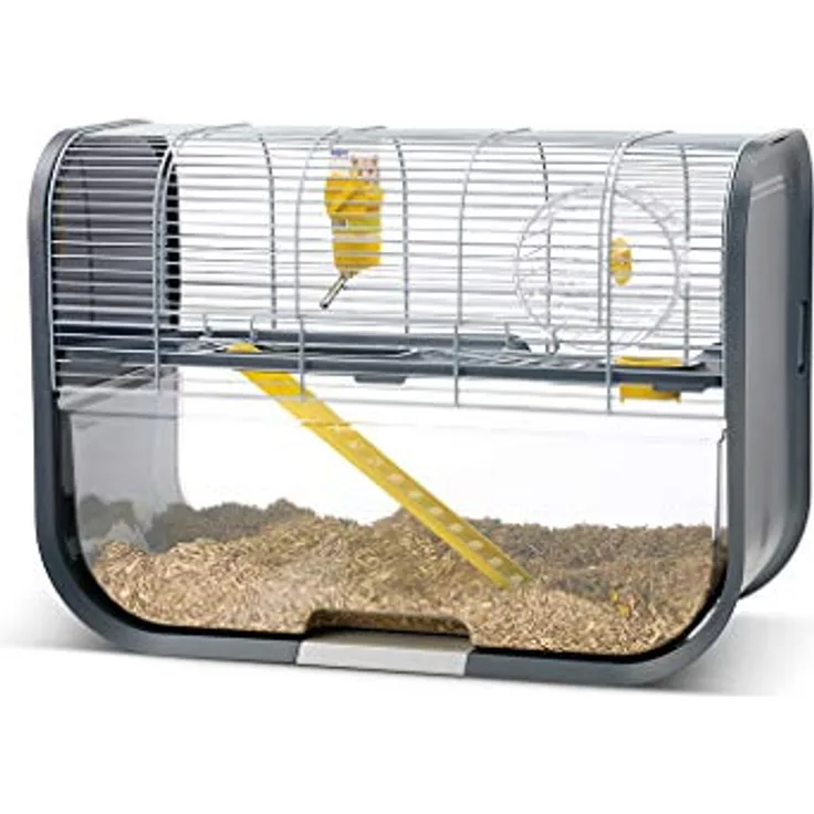Savic Moderner Hamsterkäfig Geneva grau