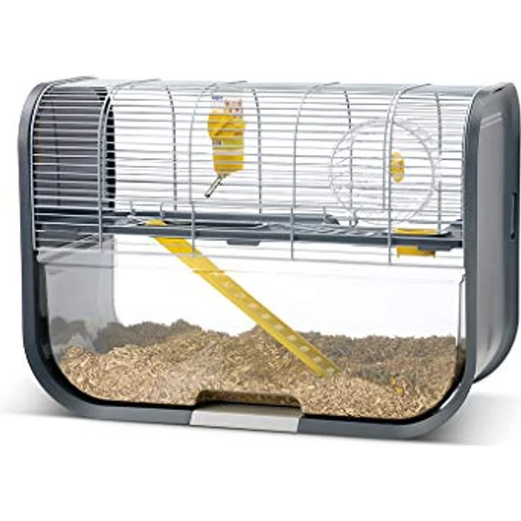 Savic Moderner Hamsterkäfig Geneva grau – Bild 1