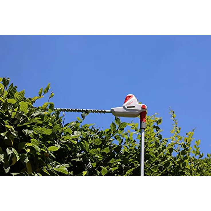 IKRA Teleskop-Heckenschere ITHS 600, Elektro-Gerät mit 51,4 cm Schnittlänge, Schultergurt und Pflegespray – Bild 12