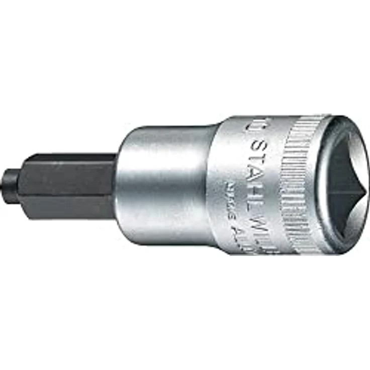 Stahlwille Bit- und Steckschlüsselset 1/2″, 8 mm, für Innensechskantschrauben, verchromt, aus Chrome-Alloy-Stahl – Bild 1