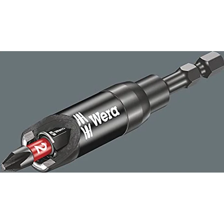 Wera Bithalter 897/4 Imp R, Impaktor mit Ringmagnet und Torsionszonen, 1 x 1/4"x75 mm – Bild 4
