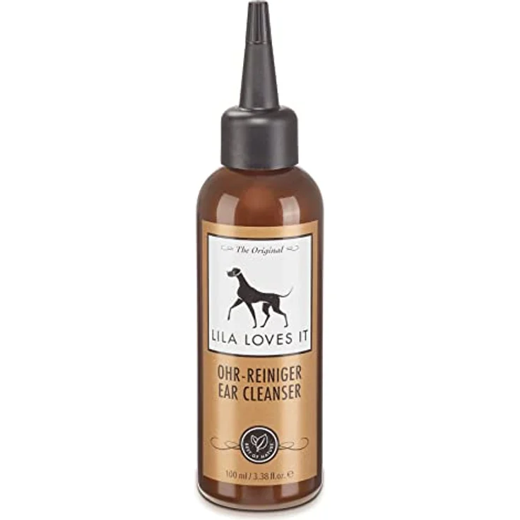 Ohrreiniger für Hunde - löst Verschmutzungen und lindert Juckreiz, mit Mikrosilber und Zink, vegan, OHR-REINIGER von LILA LOVES IT, 100 ml – Bild 5
