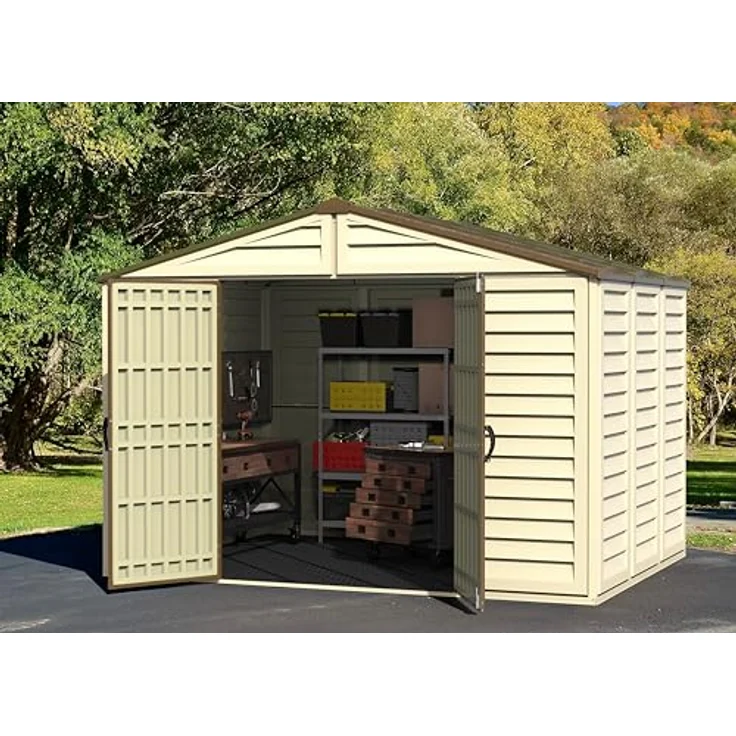 Duramax 40214 10,5 x 8 ft Woodbridge Plus,  Beige/Braun  – Bild 3