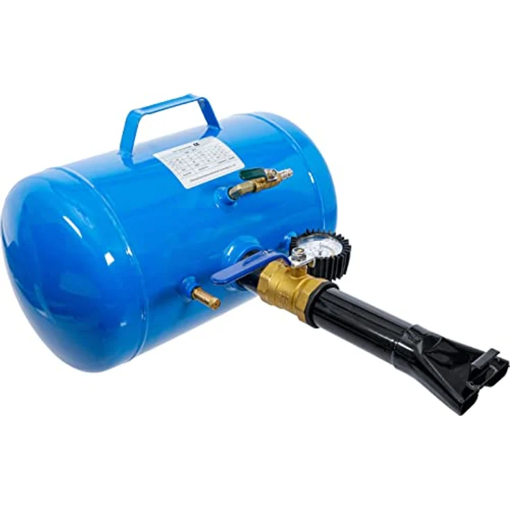 BGS TECHNIC Befüllhilfe für Pkw-Reifen (Booster) mit max. Druck 10 bar, Sicherheitsventil, 19 l Inhalt – Bild 3