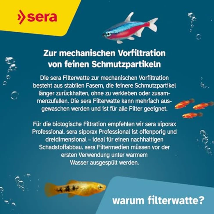 sera Filterwatte 250 g – Bild 6