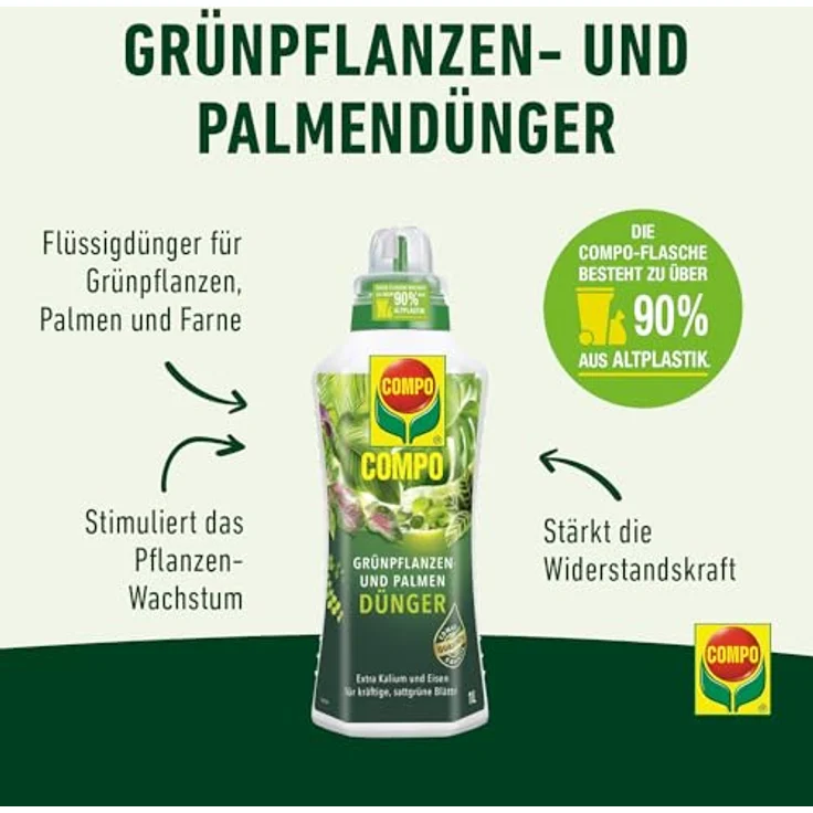 Compo Grünpflanzendünger Compo 14441 Gruenpfl. Duenger Grfl 1 – Bild 2
