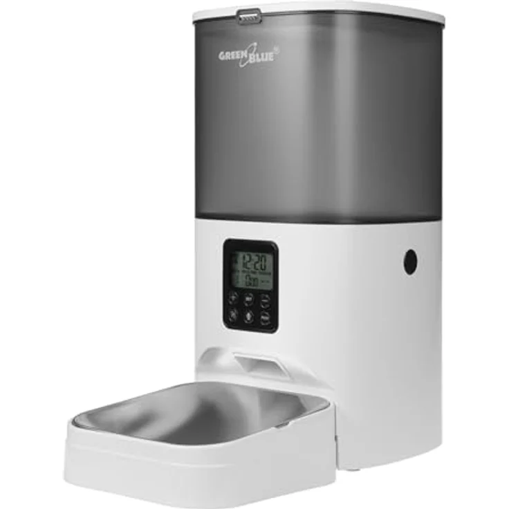 Greenblue Automatic Pet Food Dispenser GB393, 6L Futterspender mit App-Steuerung, grau – Bild 6