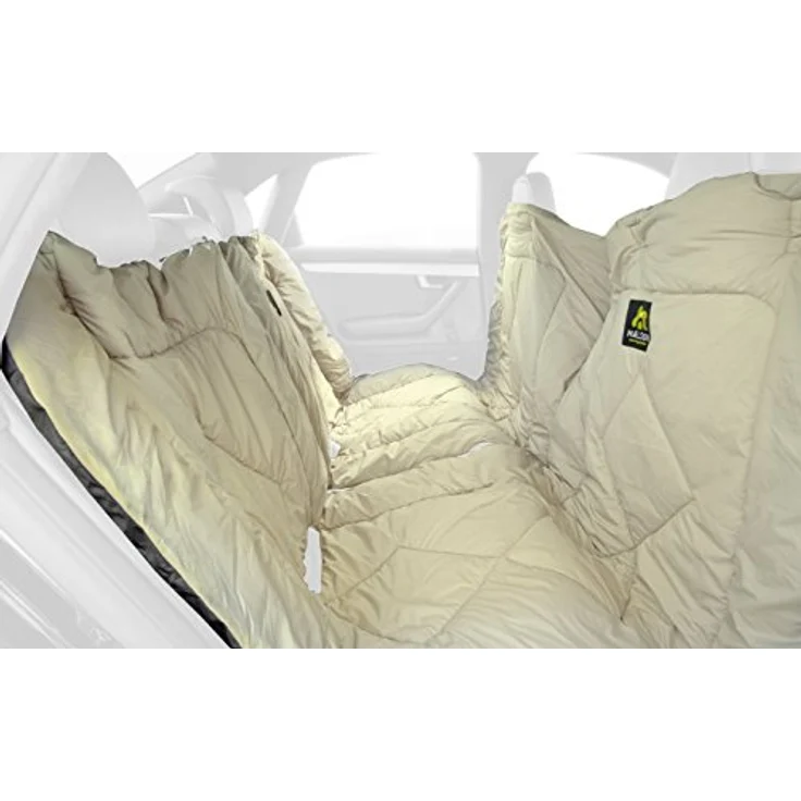 MAELSON Tierbett Cosy Roll Hundedecke - Schwarz, Beige, Autoschondecke für Hunde, ideal für den Innenraumschutz und Outdoor-Abenteuer – Bild 1