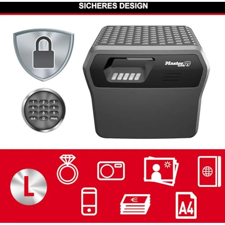 Master Lock Sicherheitskassette digital FHW40300EURHRO – Bild 5