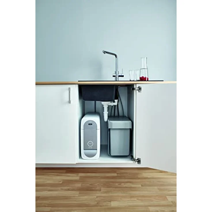 Grohe Blue Home Starterkit, Spültischarmatur mit L-Auslauf, herausziehbar, Edelstahl-Chrom, App-Steuerung, 3L/h sprudelndes Wasser – Bild 8