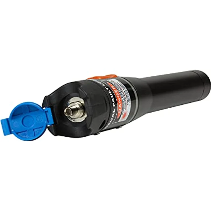 LogiLink LOGILINK LWL-Durchgangsprüfer WZ0049, optisches Testwerkzeug für Glasfaser, 10 mW, robustes Aluminiumgehäuse schwarz – Bild 3