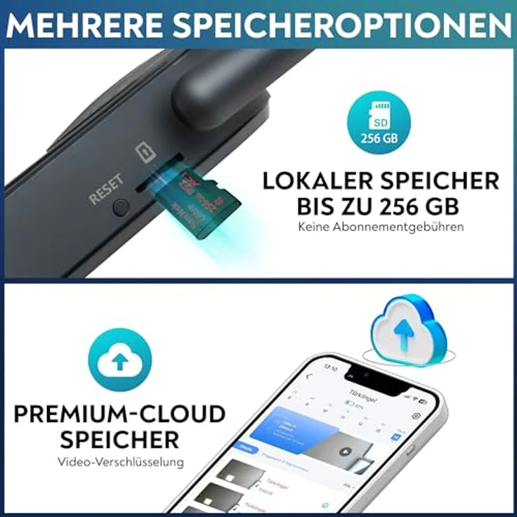 LUVISION Smart Home Türklingel Y03-W2, WLAN Funk Video Türklingel mit 3MP Dual Kamera, 2-Wege Audio, Bewegungserkennung und Nachtsicht – Bild 7