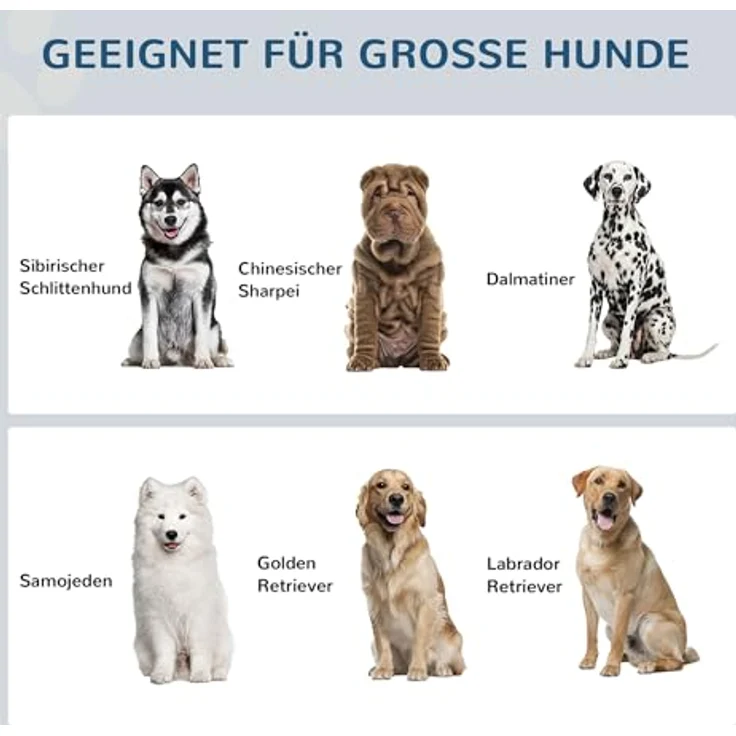 PawHut Hundenäpfe, Erhöhte Futterstation mit 2 Edelstahlschüsseln, Wassernapf mit 29,5L Stauraum, Hundenapfständer für Große Hunde, Kaffee – Bild 3