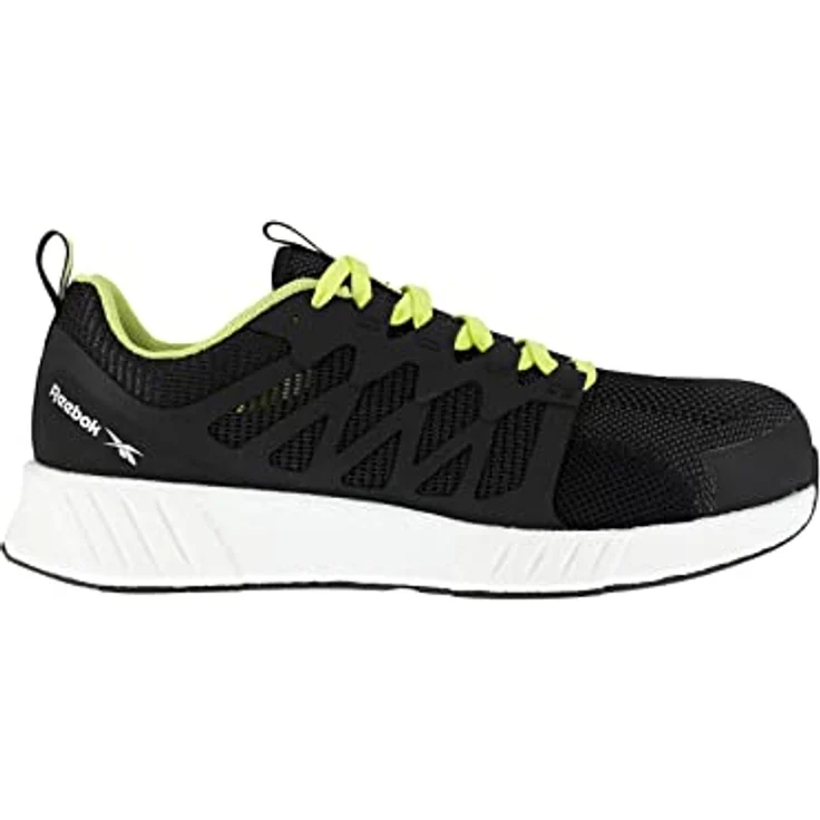 Reebok Fusion Flexweave Safety Sicherheitsschuh, DGUV 112-191 zertifiziert, extrabreiter Zehenbereich, metallfrei, grau – Bild 2