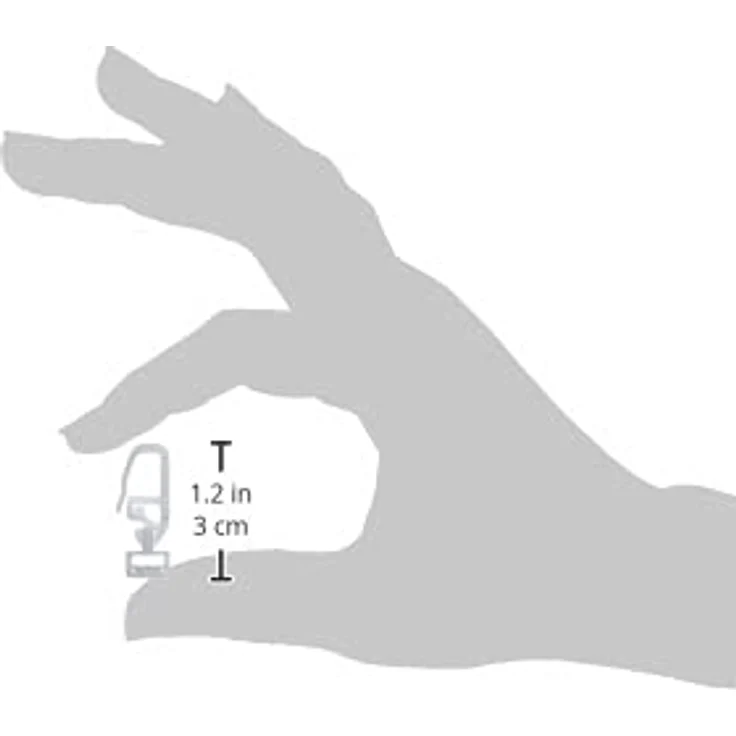 GARDINIA Maxi Klickgleiter, Für Gardinenstangen / -schienen (Laufkanalbreite 6 mm), Inkl. Gardinenhaken (Faltenlegehaken), Kunststoff, Weiß, 20 Stück – Bild 5