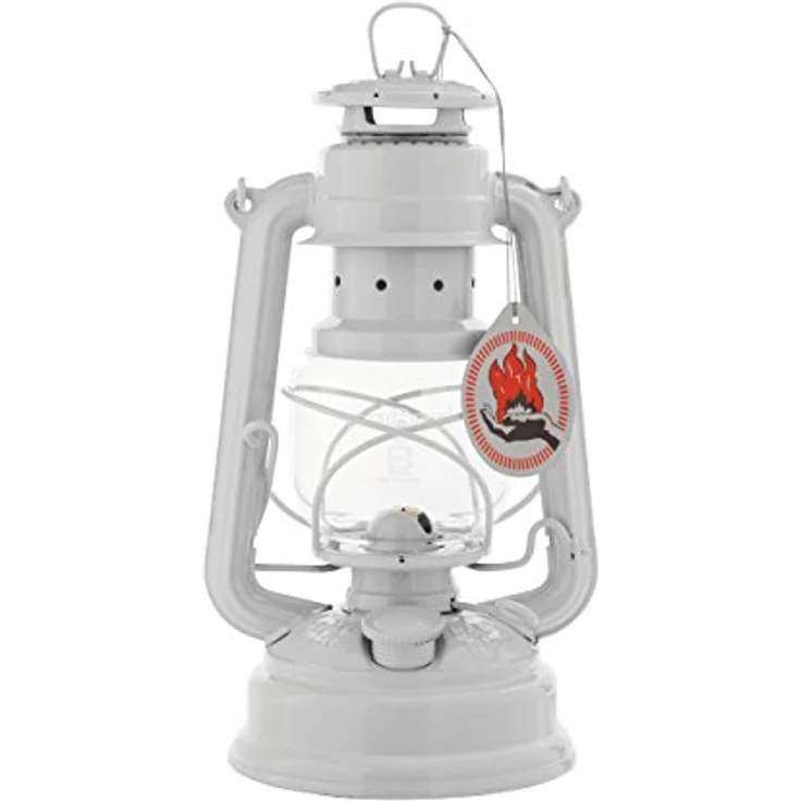 Feuerhand Sturmlaterne Baby Special 276 - Made in Germany seit 1893 - Petroleumlampe aus pulverbeschichtetem Stahl und bruchsicherem Glas - Weiß – Bild 1