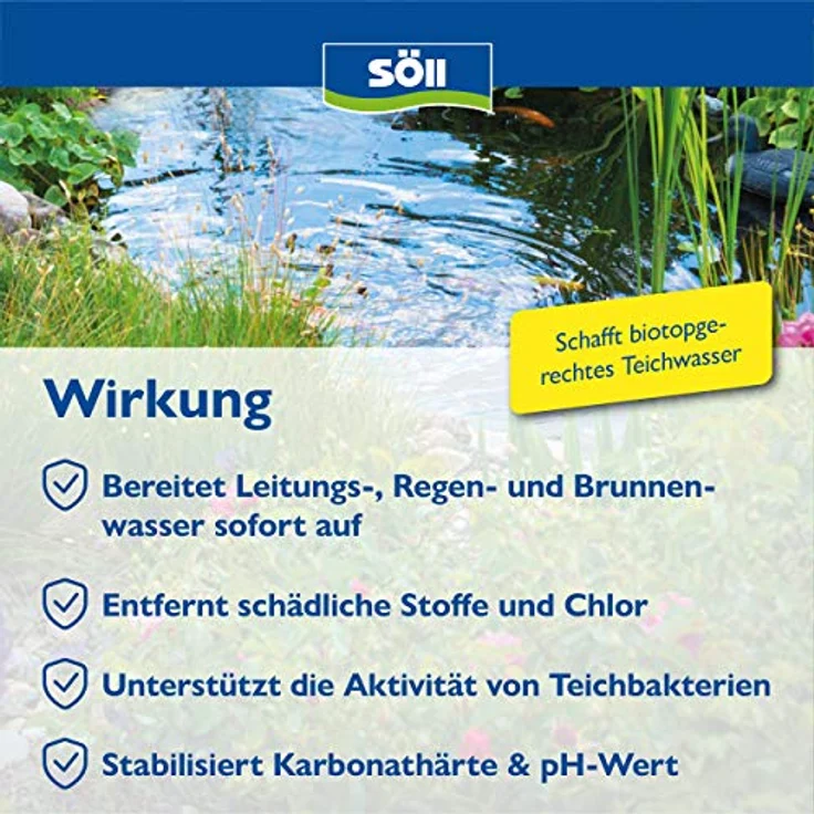 Söll Wasseraufbereiter 5 Kg Teichstarter für 50 Qbm – Bild 3