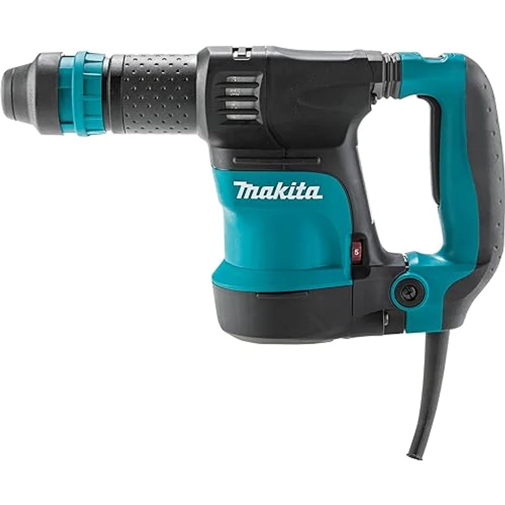Makita HK1820 Leicht-Meißelhammer für SDS-PLUS-Werkzeuge 550 W 3,1 J mit Transportkoffer, Spitzmeißel, Flachmeißel, Bohrerfett – Bild 3