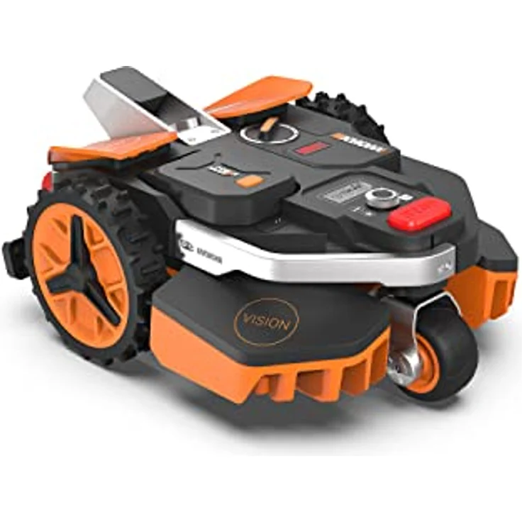 WORX Landroid Vision M600 Mähroboter WR206E.1 für Gärten bis 600m² - intelligenter Mähroboter ohne Begrenzungskabel – WLAN & Bluetooth – aktive Hindernisvermeidung mit KI-Technologie – APP Steuerung – Bild 1