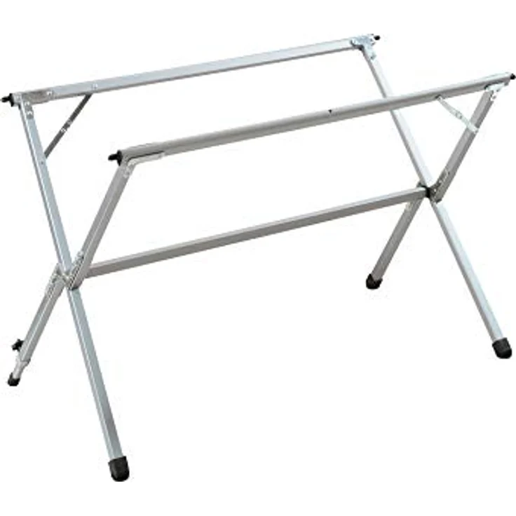BERGER Campingtisch mit rollbarer Tischplatte - Klapptisch Höhenverstellbar Klappbar | Gartentisch, Esstisch, Balkon, Garten, Terrasse (Bambus) – Bild 3