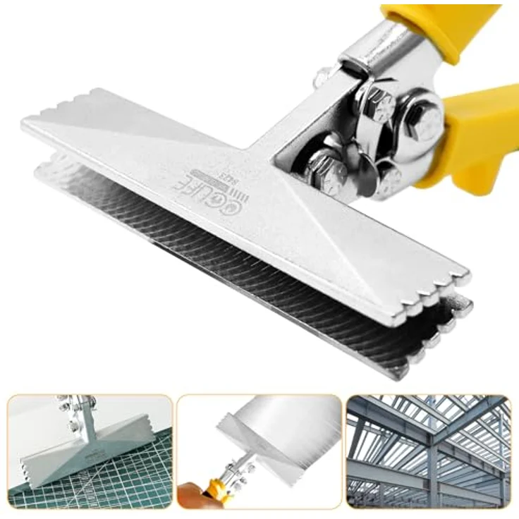 CCLIFE 6 Zoll Falzzange, Manuelles Biegewerkzeug für Metall, Ergonomischer Anti-Rutsch-Griff, Hochwertiges Metall – Bild 2