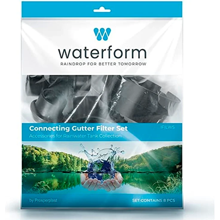 Prosperplast Innenfilter für Regenwassertank, 30 x 12 x 38 cm, mit Außengehäuse und zwei Filtern für einfache Installation und Vermeidung von Verschmutzung – Bild 3