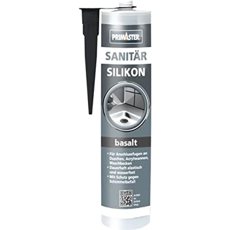 Primaster Sanitär Silikon basalt 310 ml – Bild 2