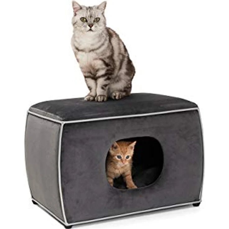 CanadianCat Company | Cat Cave Nelson | Grijs | Kattenmand, knuffelgrot voor katten – Bild 1