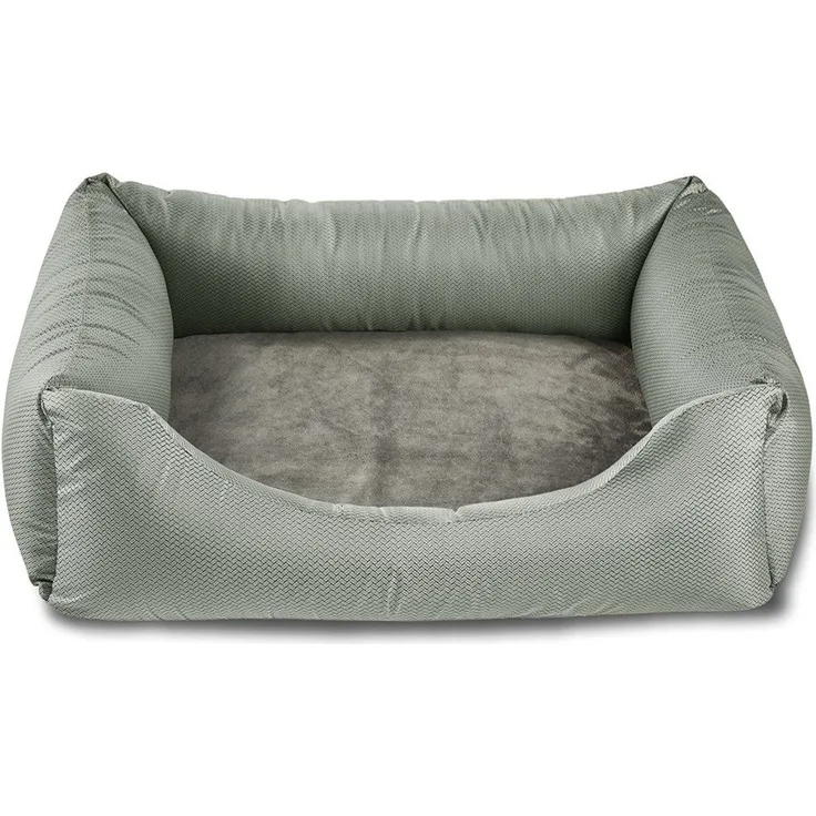 Wolters Tierbett Dream-Well Harmony silber grün, Hundebett mit wärmeregulierendem Bezugsstoff und Anti-Rutsch-Funktion