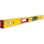 STABILA Elektronik-Wasserwaage TECH 196 DL - digitale Wasserwaage wasser- und staubdicht nach IP 67, 2 Digital-Displays, kalibrationsfrei mit Tasche, 81 cm