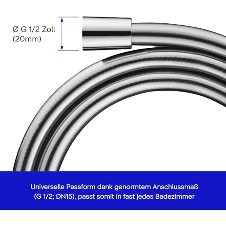 Duravit Brausegarnitur DURAVIT Brausehalterset Handbause 3jet Duschkopf Duschbrause, 3 Strahlart(en) – Bild 5