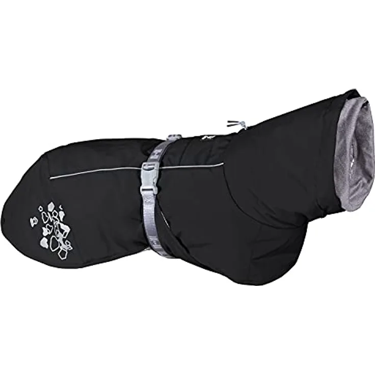 Hurtta Extreme Warmer Hundemantel, Winterjacke für Hunde, BlackBerry Dunkelgrau 55 cm
