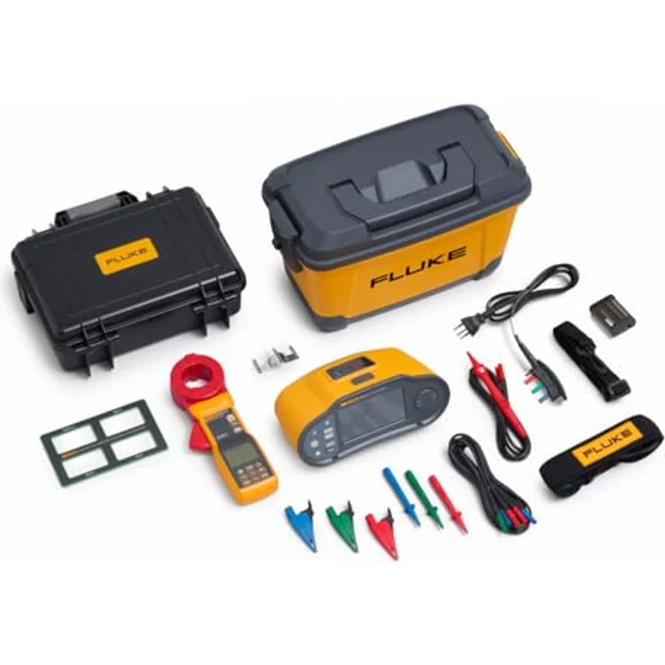 Fluke 1674 FC CH/1630 Multifunktions-Installationstester mit Erdschleifenmesszange, Farb-Touchscreen und Auto-Tests – Bild 1