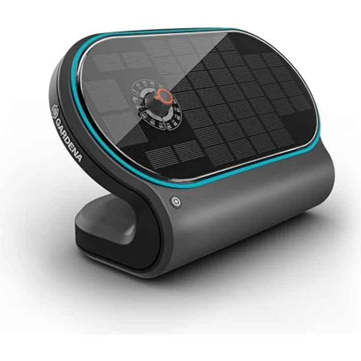 Gardena AquaBloom L, Solarbetriebener Bewässerungscomputer für 30 Pflanzen, sofort einsatzbereit, 14 vorprogrammierte Zeitpläne – Bild 2