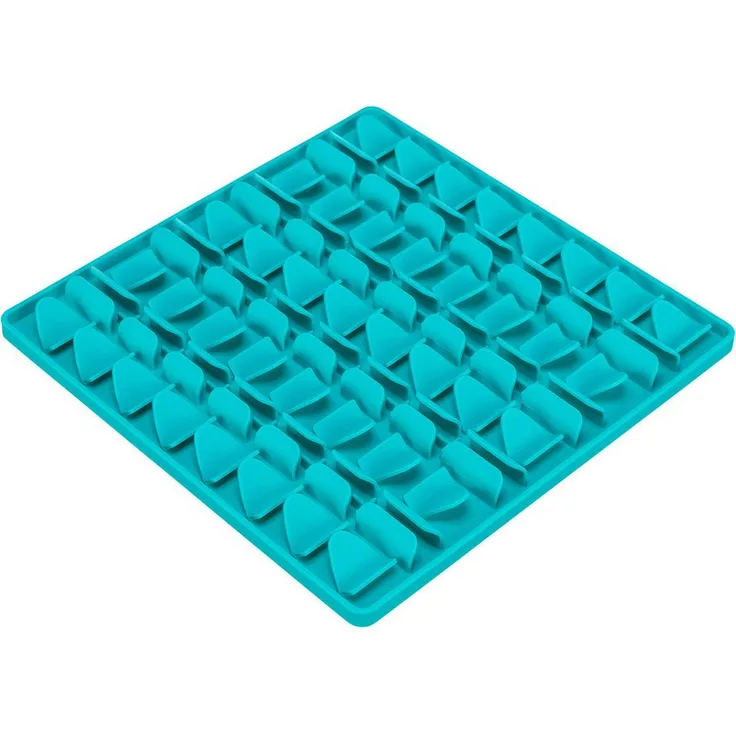TRIXIE Antischlingnapf Lick’n'Snack Matte, rutschfeste Silikonmatte mit Rand zur Auffangung von Flüssigkeiten, 30 cm, spülmaschinengeeignet