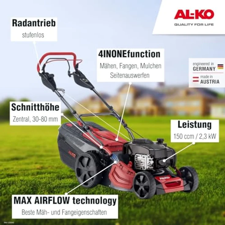 AL-KO Benzinrasenmäher 524 VS-B Premium, 51 cm Schnittbreite – Bild 3