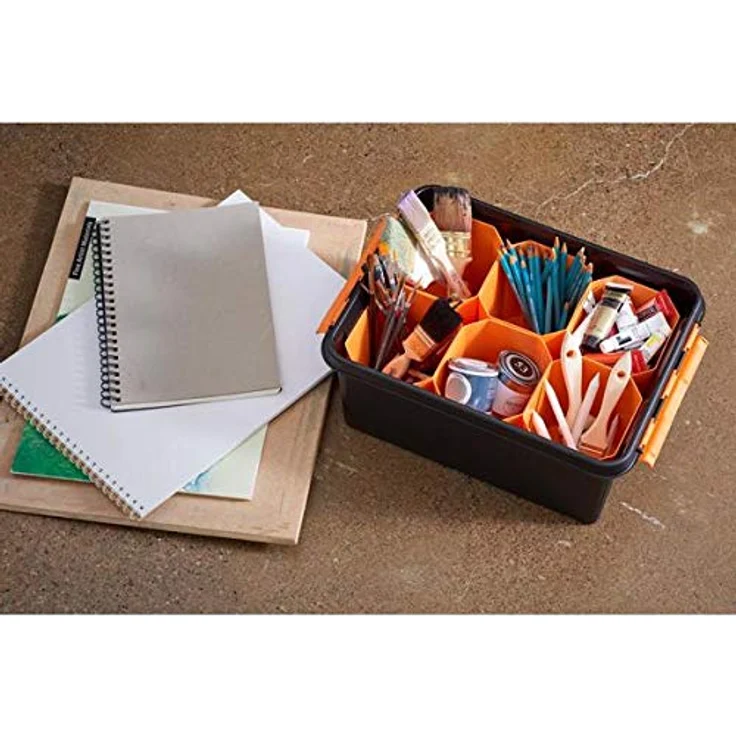 Orthex Einsatz zu Clipbox Smart Store 15, tief, orange 3523513, eine grösse – Bild 5