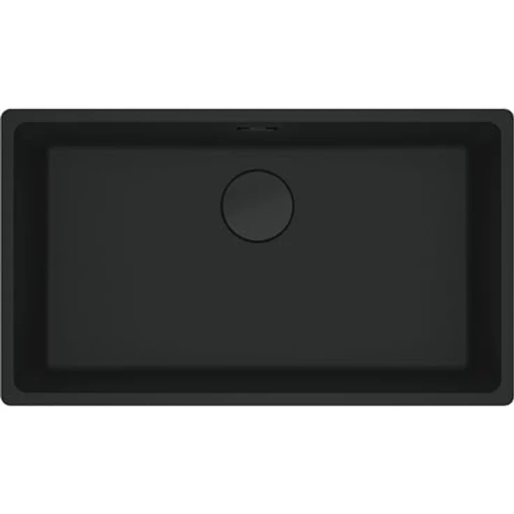 Franke Unterbaubecken Maris MRG 110-72 Fragranit Black Matt - Black Collection, Drehknopfventil, Flächenbündig, Sanitized® – Bild 2