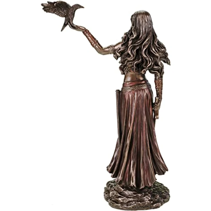 Morrigan keltische Göttin der Geburt der Schlacht und dem Tod Skulptur Figur – Bild 6