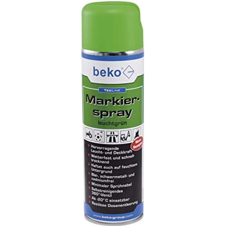 beko Markierspray TecLine 500 ml Leuchtgrün