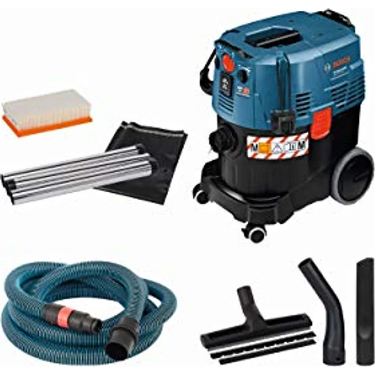 Bosch Professional Nass-/Trockensauger GAS 35 M AFC, Staubklasse M, automatische Filterreinigung, 1380W, 254 mbar, blau – Bild 1