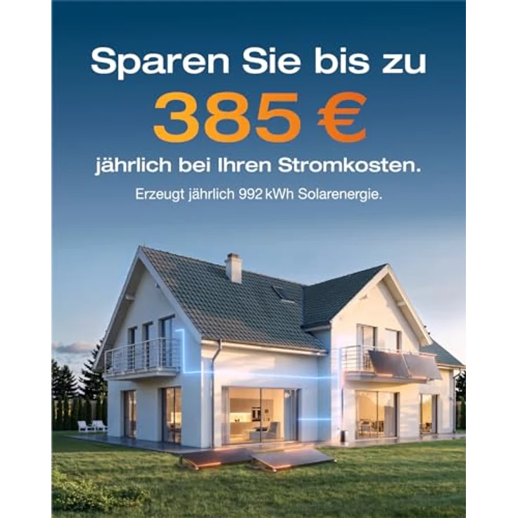 EcoFlow STREAM Ultra Balkonkraftwerk mit 1040W, 1,92kWh Speicher und 2x 520W Solarpanel – Bild 5