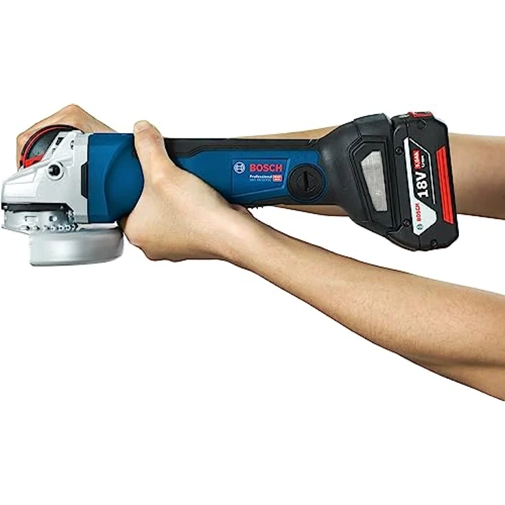 Bosch Professional 18V System Akku-Winkelschleifer GWS 18V-10 P (bürstenloser Motor, Leistung wie kabelgebundener Schleifer mit 1.000 W, KickBack Control, Intelligent Brake System, in L-BOXX) – Bild 3