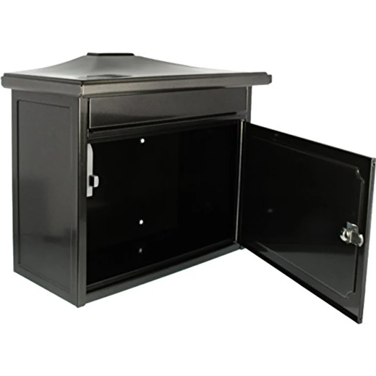 BURG-WÄCHTER, Briefkasten mit Komfort-Tiefe, A4 Einwurf-Format, Verzinkter Stahl, Kopenhagen 882 E, Alteisen – Bild 4