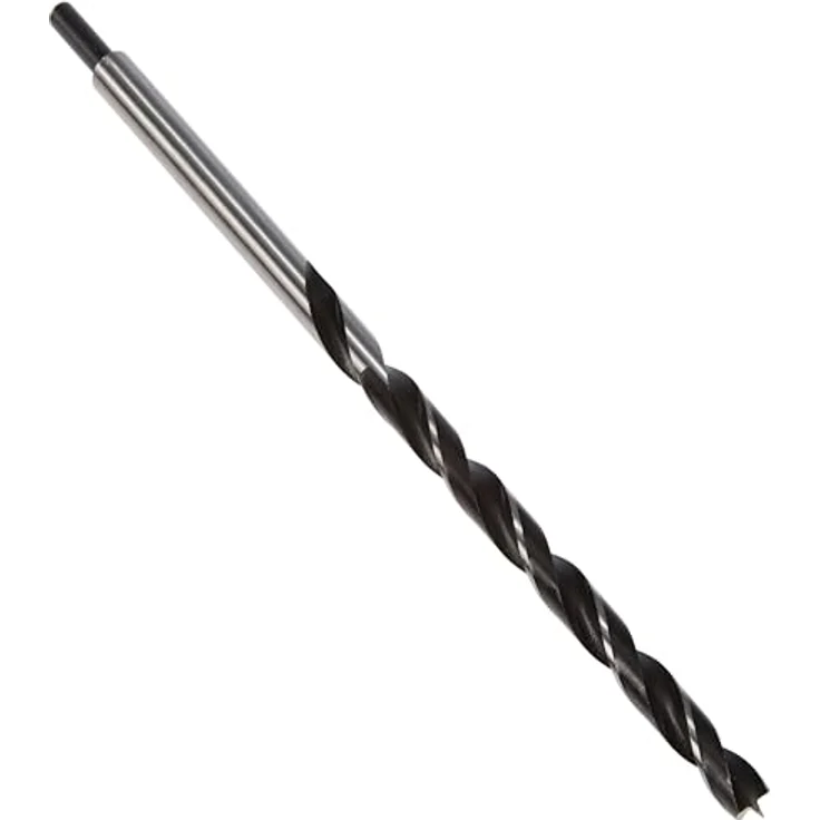 kwb Holz-Spiralbohrer 16 mm, extra lang 400 mm mit Zentrierspitze und Vorschneidern, schwarz, Industriequalität – Bild 4