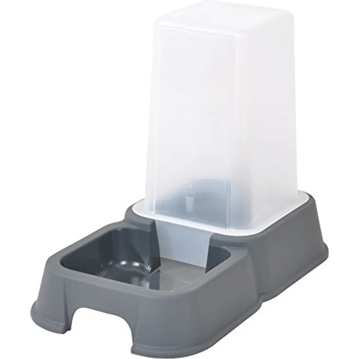 CODICO Wasserspender, grau + Croquettes für Tier 3,5 l