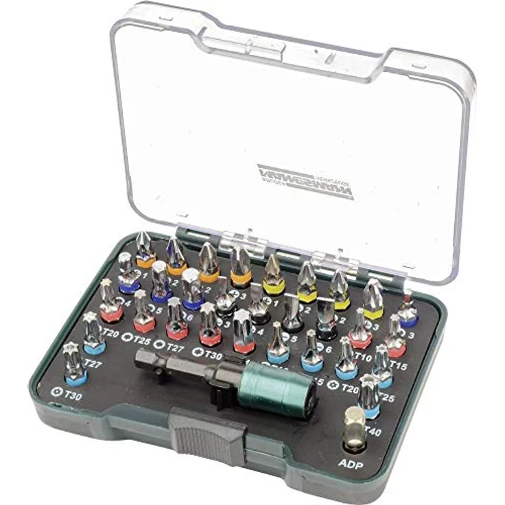 Brüder Mannesmann Werkzeuge M29710 Bit-Set, 32-teilig mit verschiedenen Bits für vielseitige Anwendungen – Bild 2