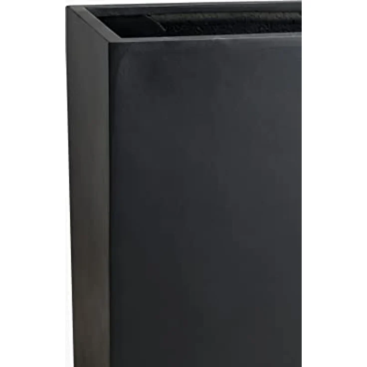 VIVANNO Pflanzkübel Raumteiler Sichtschutz Fiberglas ELEMENTO Anthrazit - 88x30x75 – Bild 2