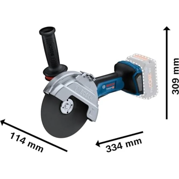 Bosch Professional, Winkelschleifer, GWS 18V-180 P L-BOXX (180 mm) – Bild 2